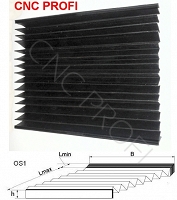 Osłona Harmonijkowa 180 x 200 mm CNC