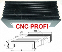 Osłona Harmonijkowa C 200 x 1000 mm CNC 