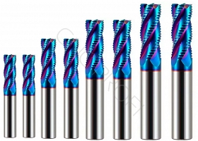 Frez zgrubny węglikowy 4 piórowy fi 6x25x75 mm BLUE 