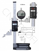 WYSOKOŚCIOMIERZ ELEKTRONICZNY 300 mm 