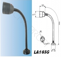 Lampa maszynowa PROFI LA1/65LED o giętkim ramieniu 