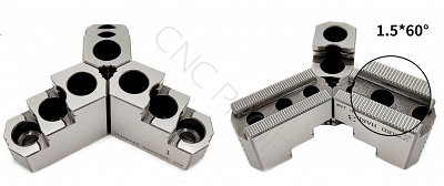 Szczęki twarde 6” CNC fi 135  uchwyt Hydrauliczny