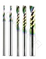 Frez węglikowy 1-piórowy fi 6 x 12 x 60 mm DLC