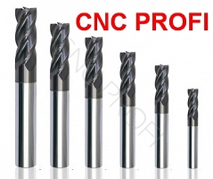 Frez węglikowy 4-piórowy fi 1x5x38 mm TiAIN 50 HRC