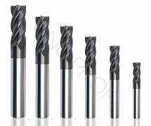 Frez węglikowy  4-piórowy fi 1x5x38 mm TiAIN 50 HRC