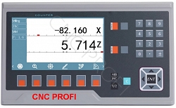 Czytnik LCD położenia tokarka 2 osiowa X - Z