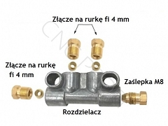 Rozdzielacz ROZ2 do centralnego smarowania
